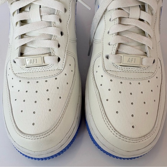 Nike Air Force 1 Low White University Blue Size 6Y Youth DC9486-104 - Picture 8 of 11